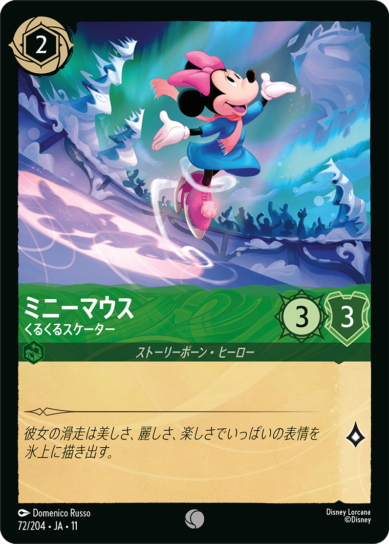 ミニーマウス くるくるスケーター