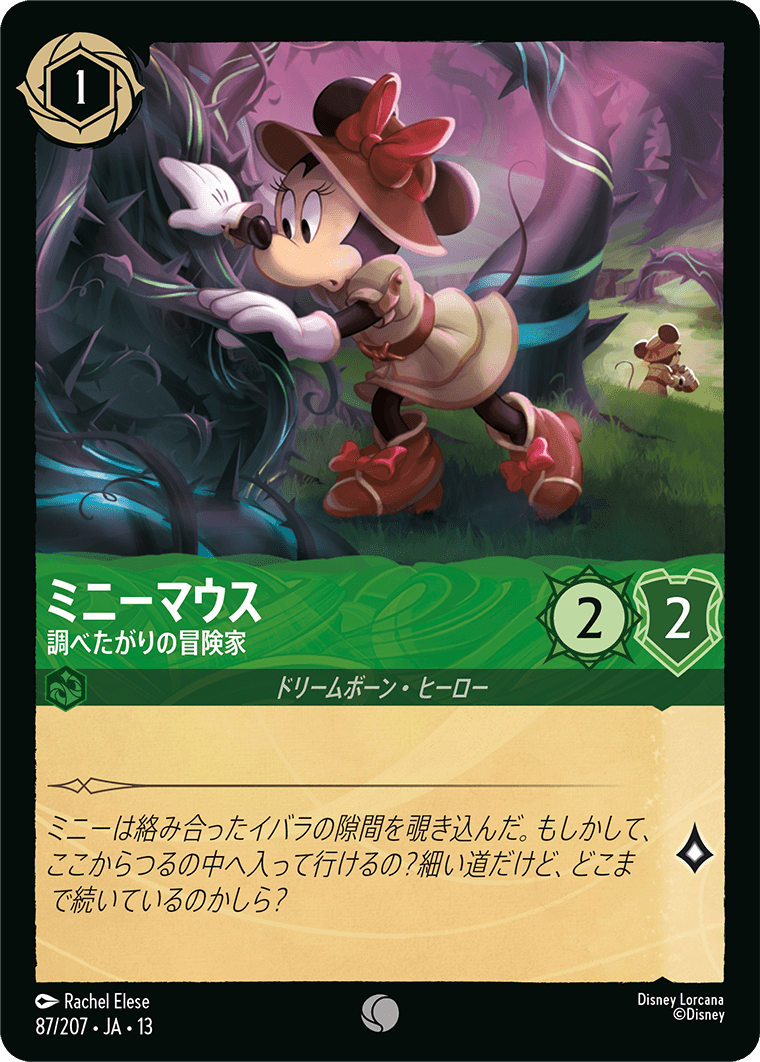 ミニーマウス 調べたがりの冒険家