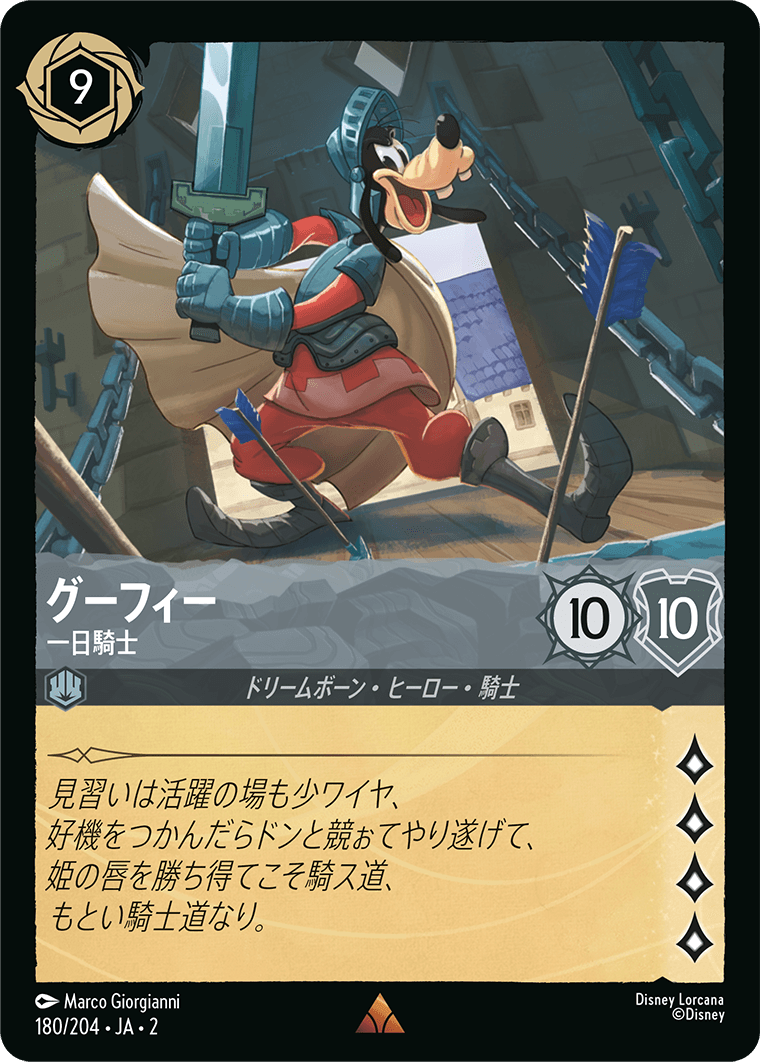 グーフィー 一日騎士