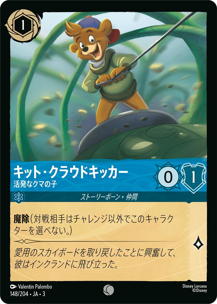 キット・クラウドキッカー 活発なクマの子