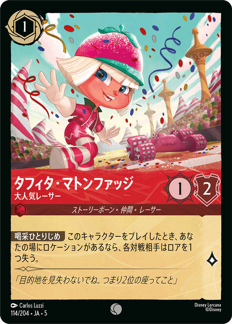 タフィタ・マトンファッジ 大人気レーサー
